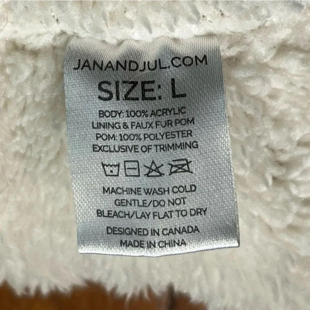 Jan & Jul Cable Knit Beanie Hat Mustard Yellow Kids L Chunky Knit Cozy Unisex